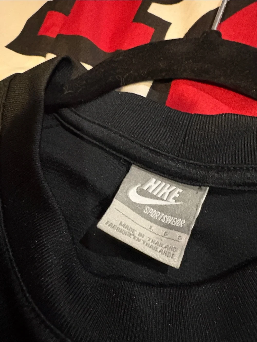 Nike Black Long-Sleeve Crewneck Athletic Shirt large unisex